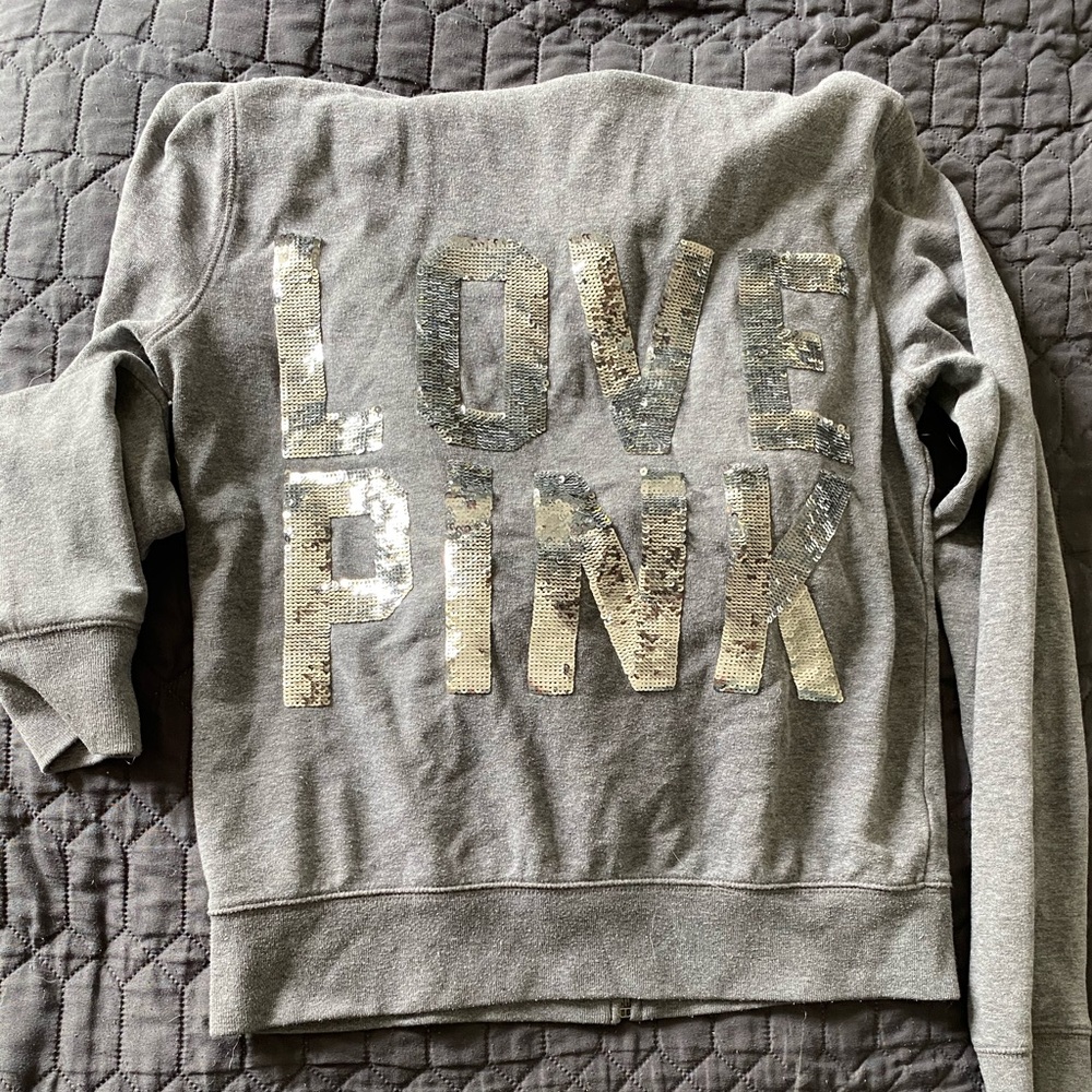 Victoria Secret Pink Sequined Jacket “Love Pink”